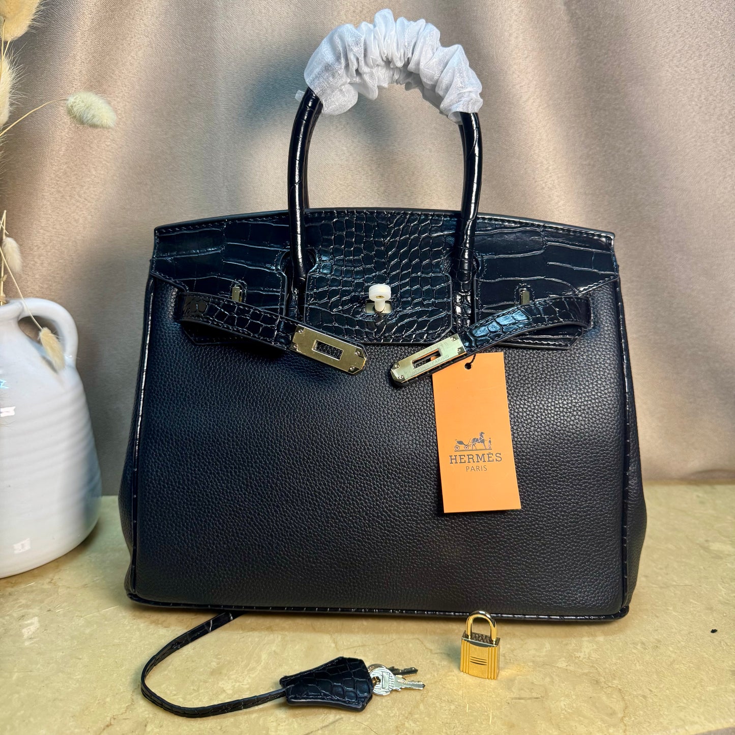 Hermes Birkin Κρόκο ￼￼￼