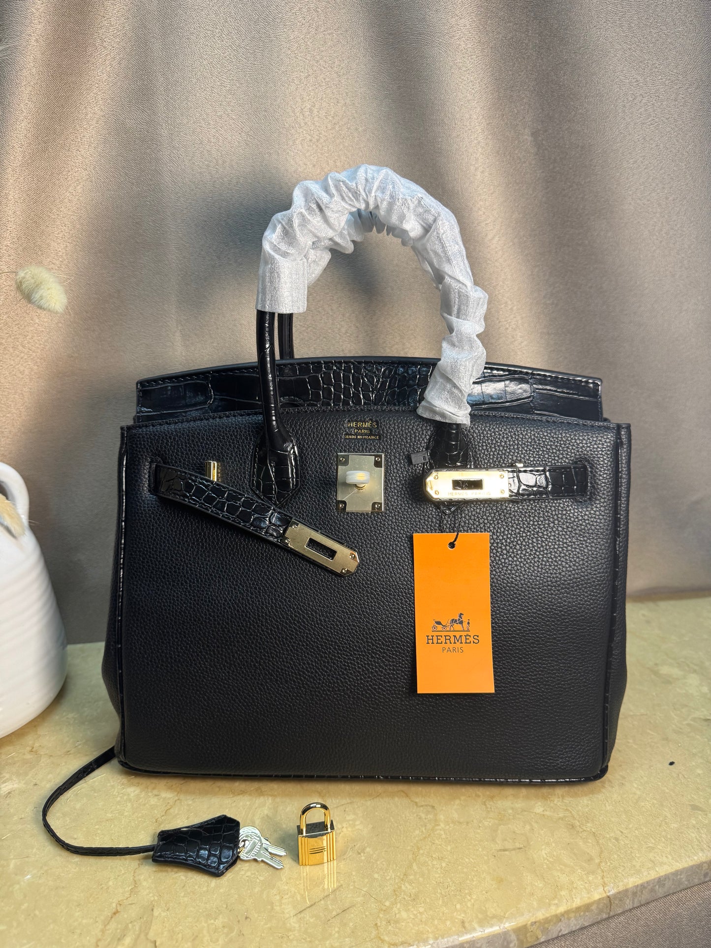 Hermes Birkin Κρόκο ￼￼￼